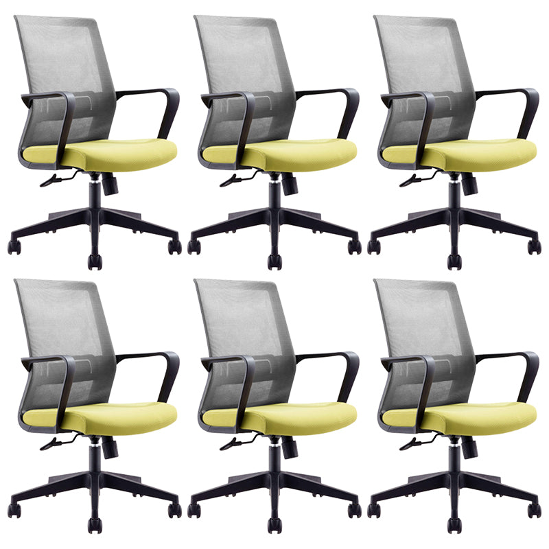 Contemporary Upholstered Office Chair High Back Ergonomic Desk Chair