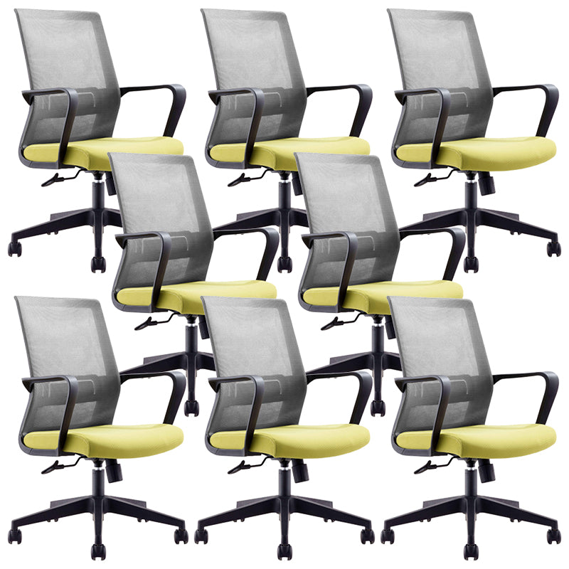 Contemporary Upholstered Office Chair High Back Ergonomic Desk Chair