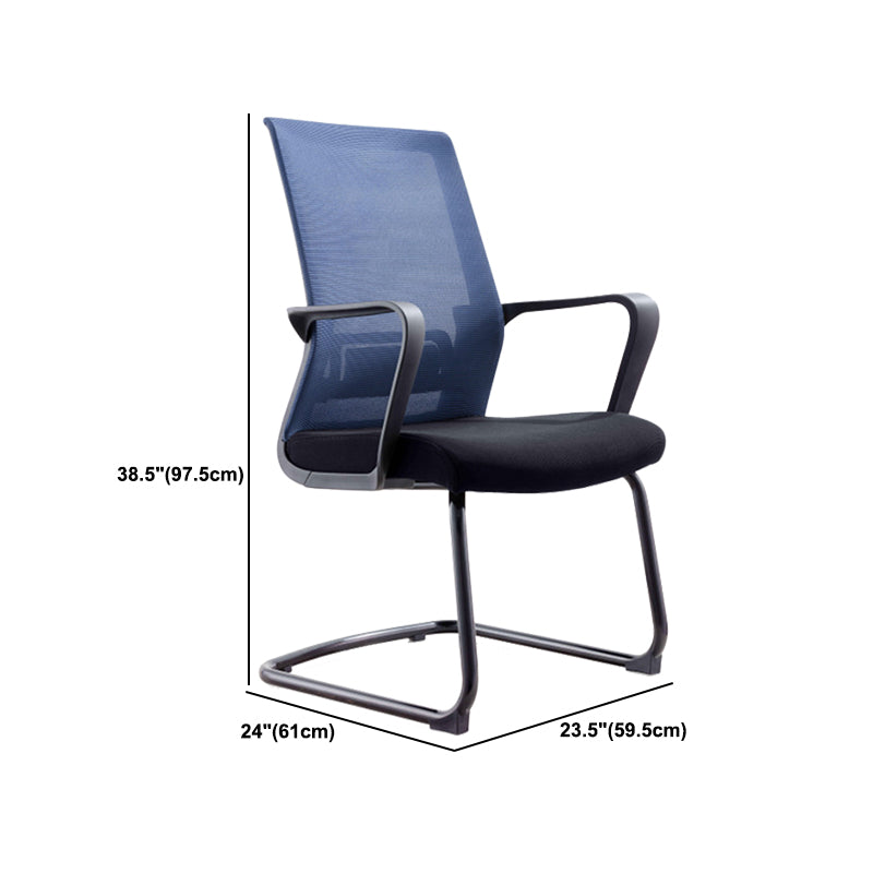 Contemporary Upholstered Office Chair High Back Ergonomic Desk Chair