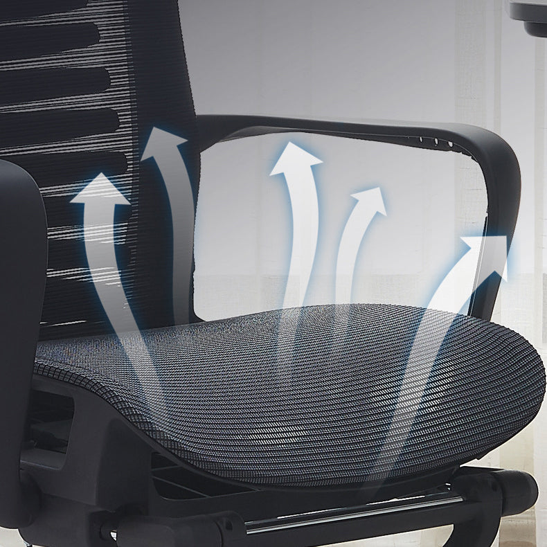 Contemporary Ergonomic Office Chair High Back Adjustable Desk Chair