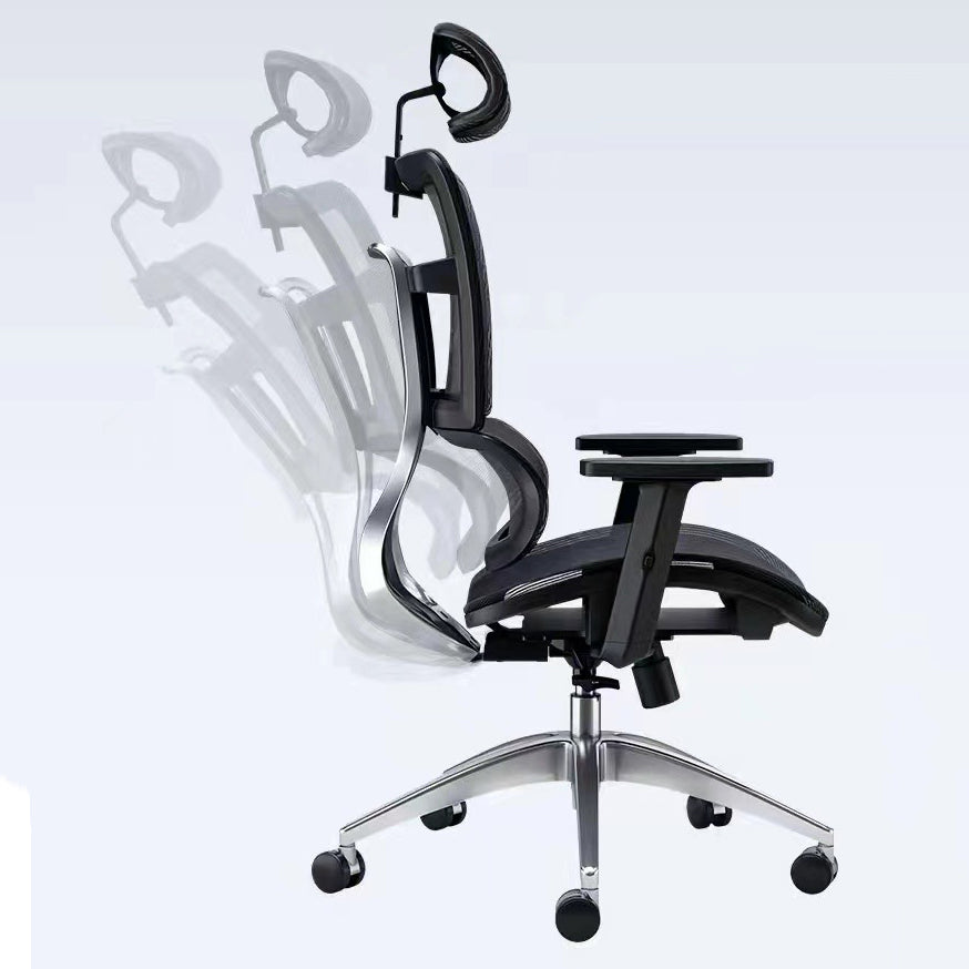 High Back Office Chair Contemporary Adjustable Seat Height Desk Chair