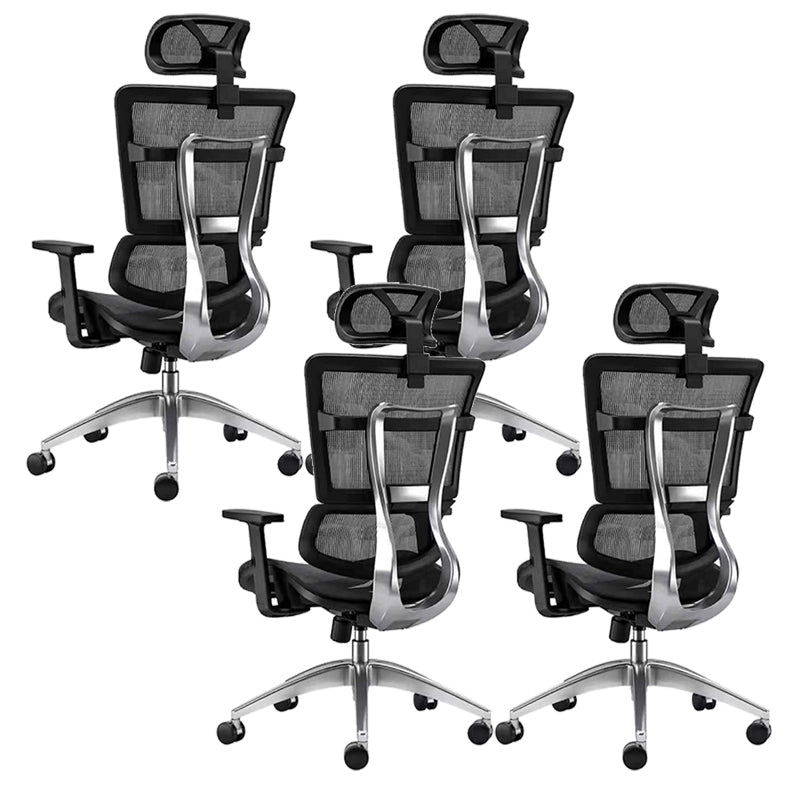 High Back Office Chair Contemporary Adjustable Seat Height Desk Chair