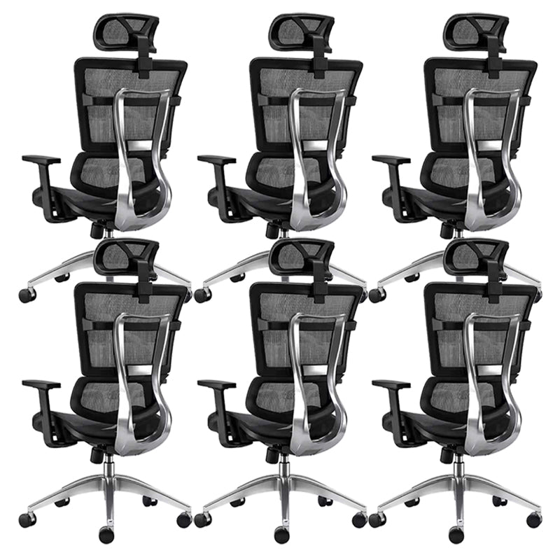 High Back Office Chair Contemporary Adjustable Seat Height Desk Chair