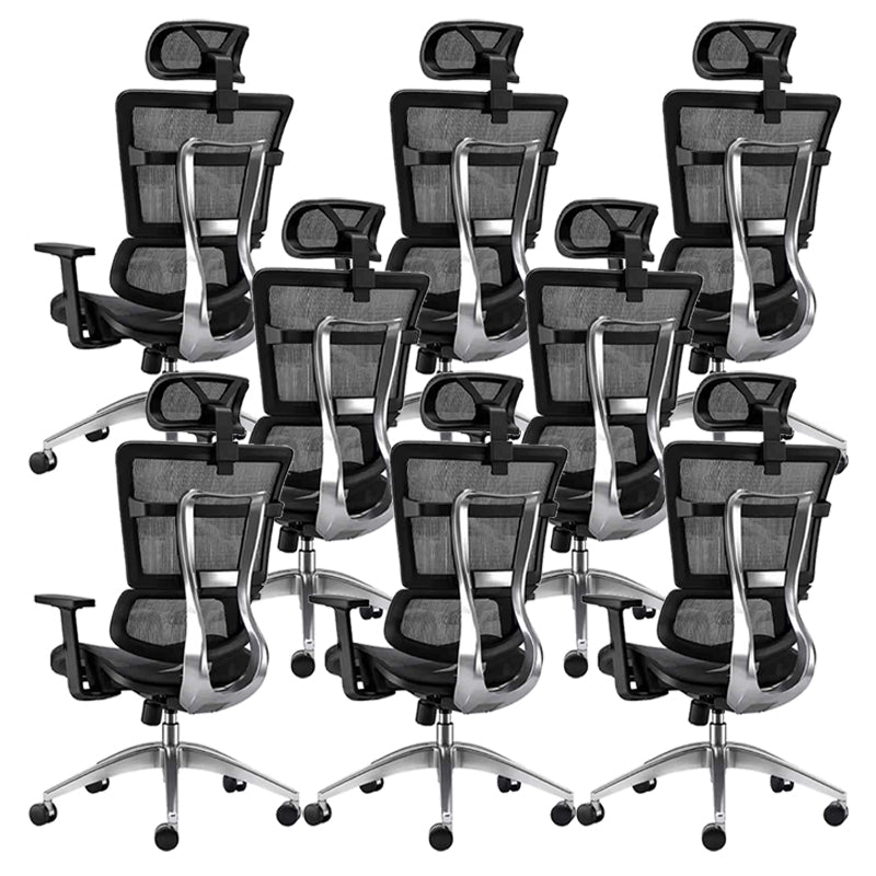 High Back Office Chair Contemporary Adjustable Seat Height Desk Chair