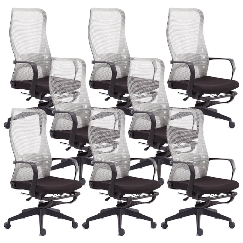 Contemporary Adjustable Microfiber Office Chair Task High Back Chair