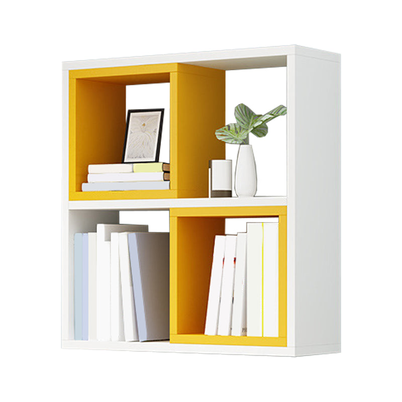 Modern Wall Mounted Shelf Bookcase Engineered Wood Home Bookshelf