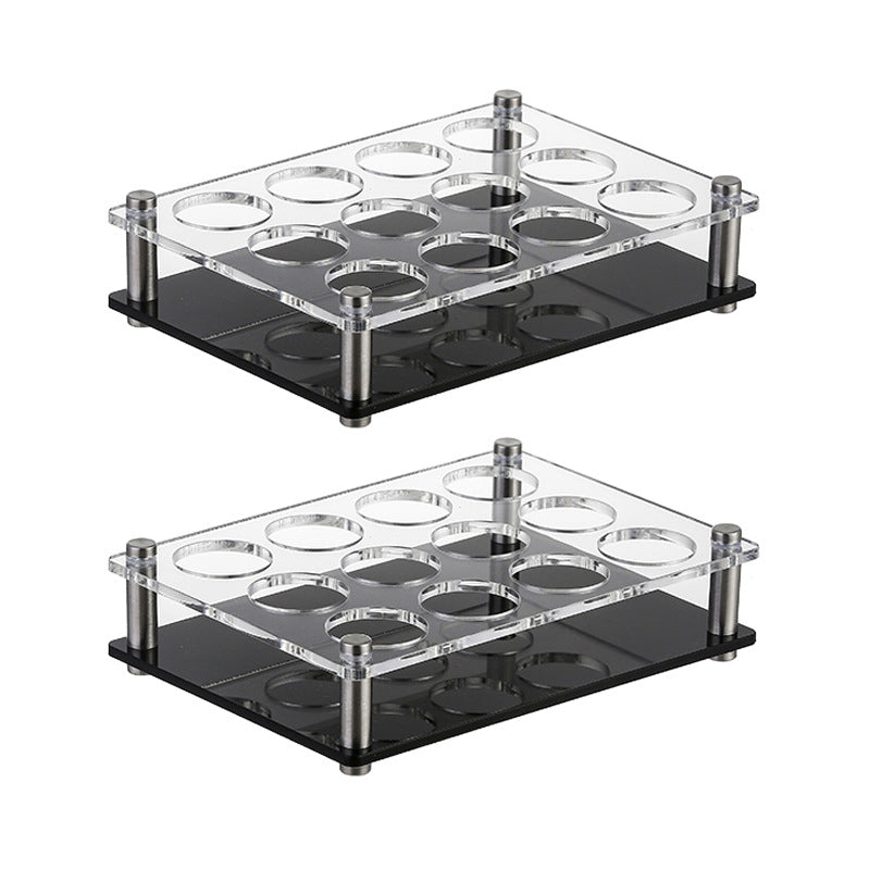 Acrylic Wine Glass Rack Tabletop or Countertop Free-Stand Modern Glass Rack