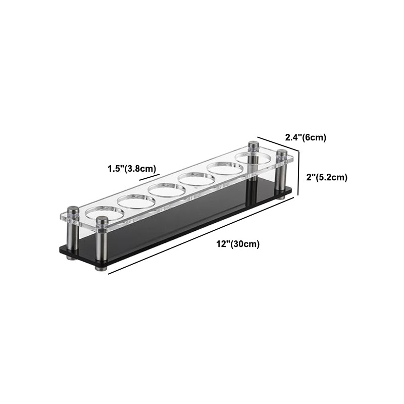 Acrylic Wine Glass Rack Tabletop or Countertop Free-Stand Modern Glass Rack