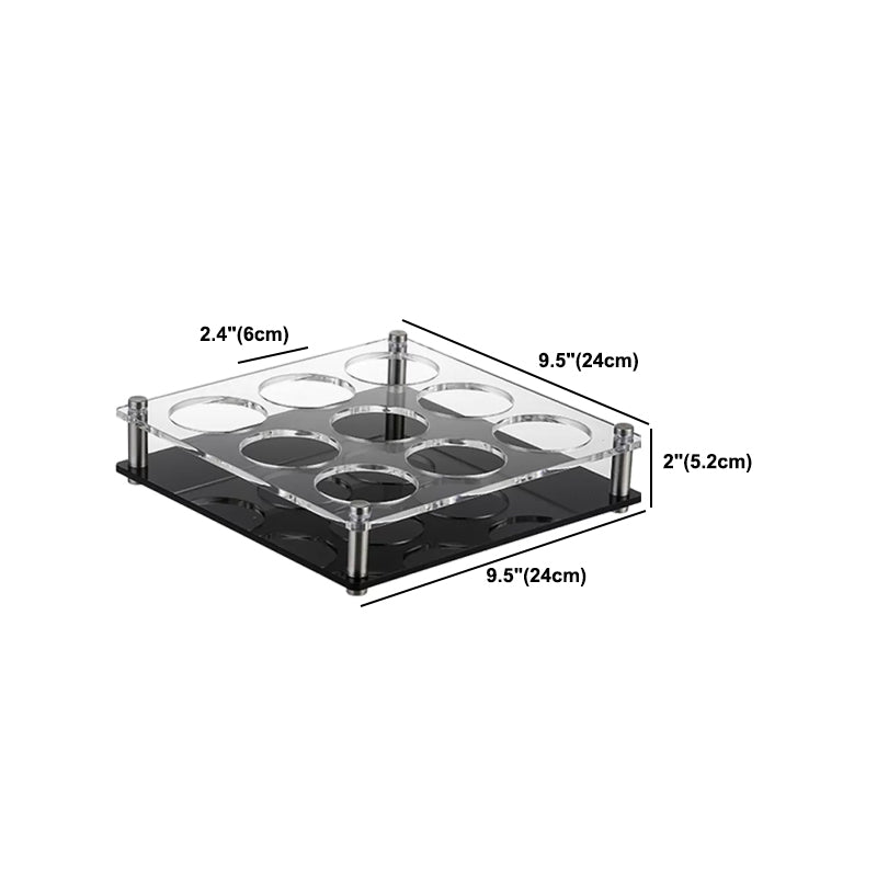 Acrylic Wine Glass Rack Tabletop or Countertop Free-Stand Modern Glass Rack