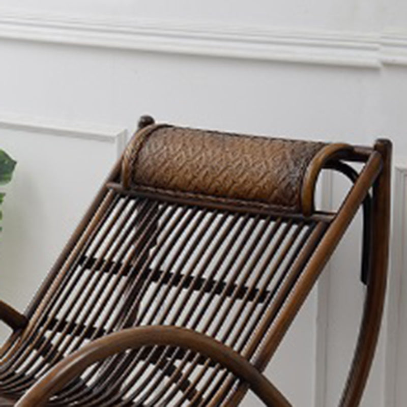 Natural Real Rattan Rocking Chair Lazy Indoor Rocking Chair for Break