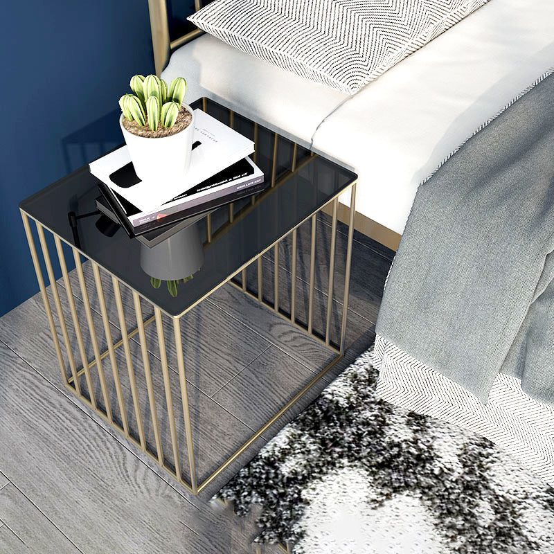 Metal Bedside Cabinet Open Storage Bedside Cabinet for Bedroom