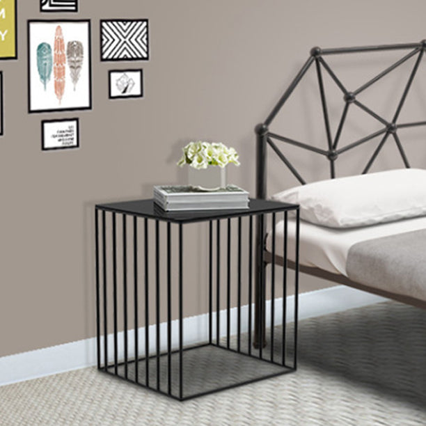 Metal Bedside Cabinet Open Storage Bedside Cabinet for Bedroom