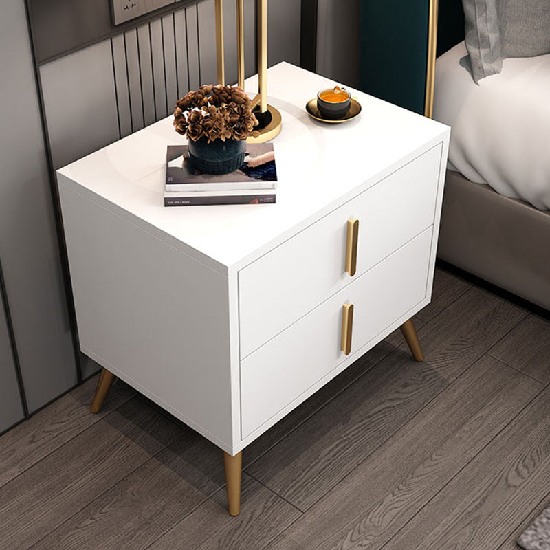 Engineered Wood Bed Nightstand Drawers Included Nightstand for Bedroom