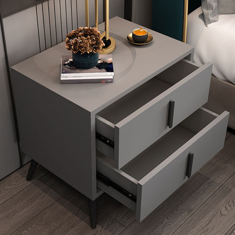 Engineered Wood Bed Nightstand Drawers Included Nightstand for Bedroom