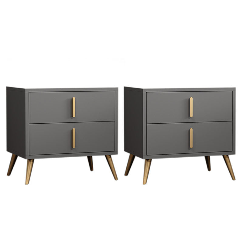 Engineered Wood Bed Nightstand Drawers Included Nightstand for Bedroom