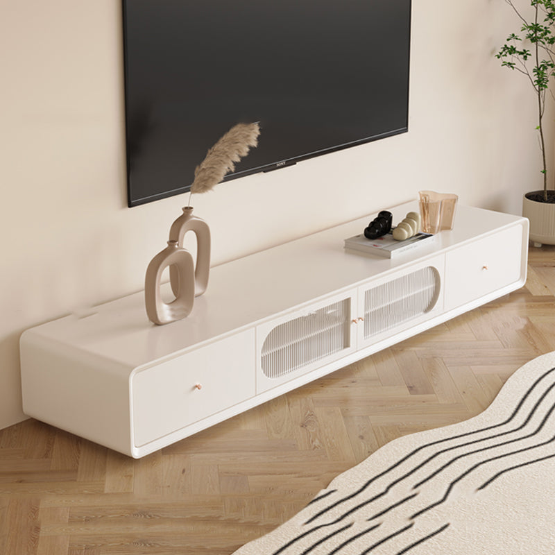 Contemporary TV Console Wooden TV Stand with Drawers for Living Room