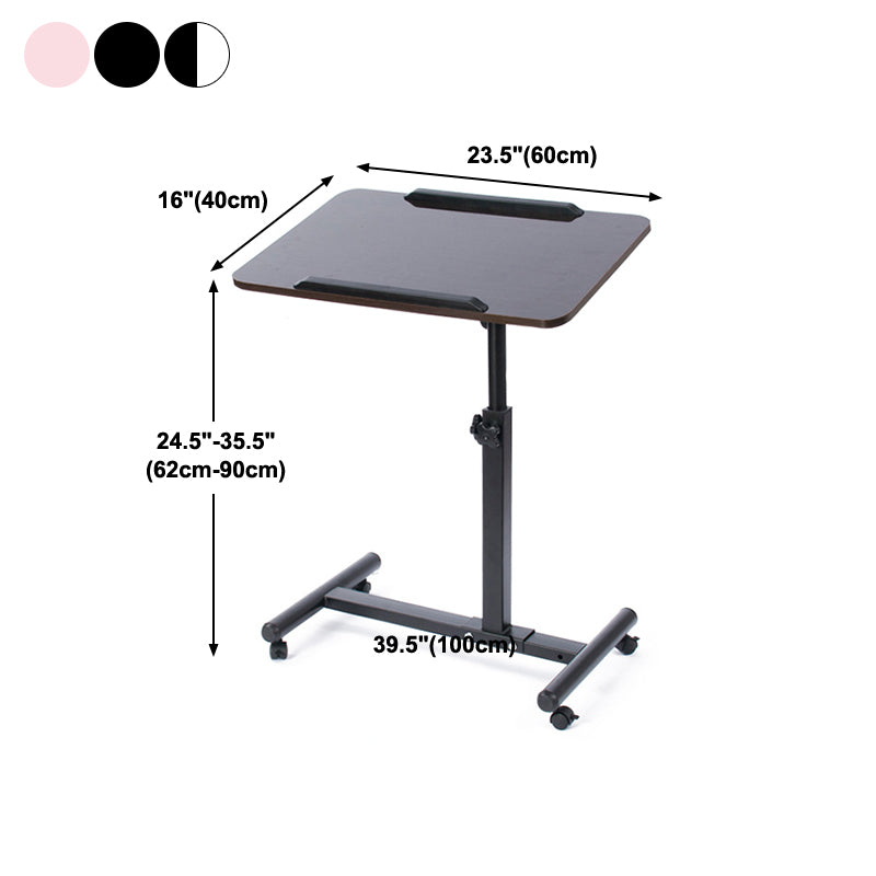 Curved Standing Desk Converter Manufactured Wood Desk Adjustable Desk,23.6"L x 15.7"W