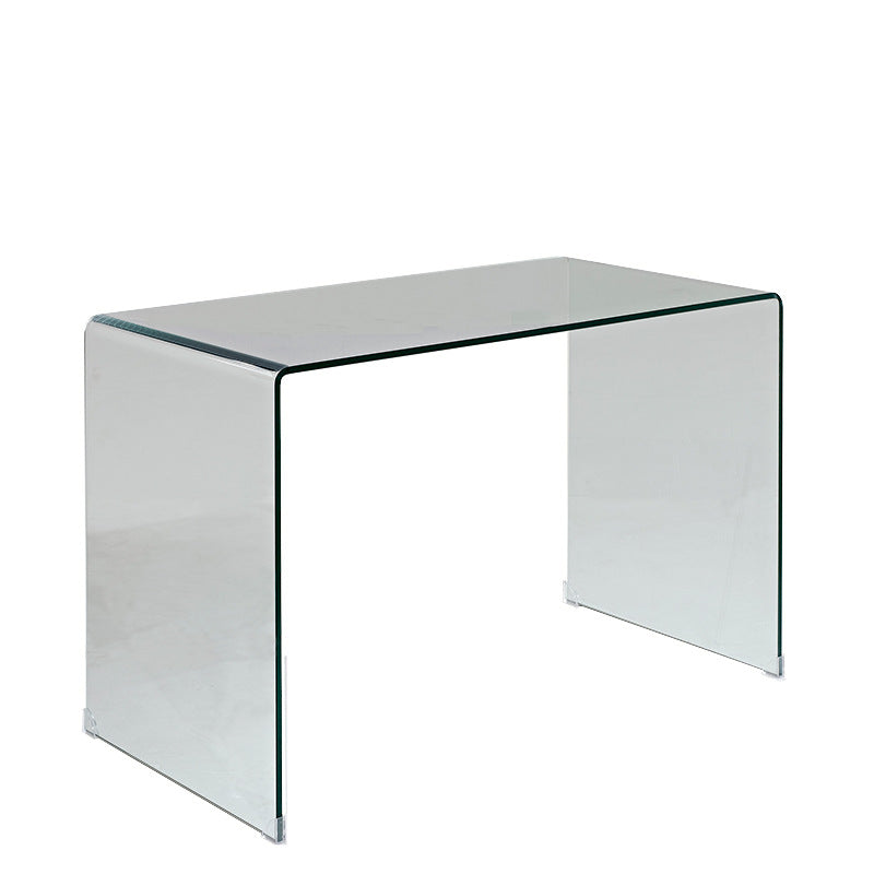 30"H Contemporary Office Desk Acrylic Rectangular Writing Desk