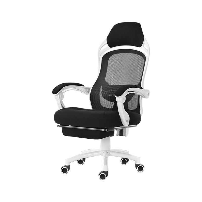 18" Wide Contemporary Office Chair Tilt Mechanism Swivel Chair