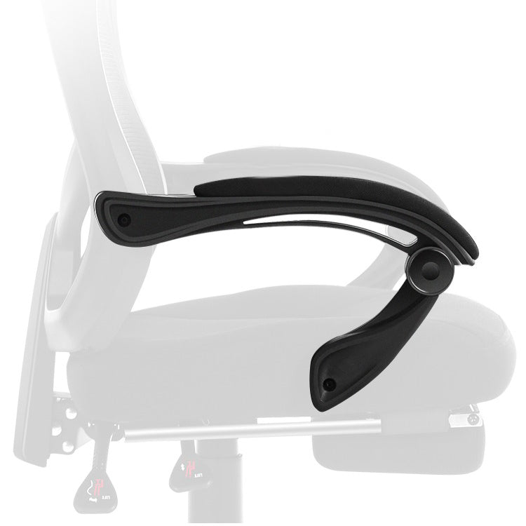 18" Wide Contemporary Office Chair Tilt Mechanism Swivel Chair