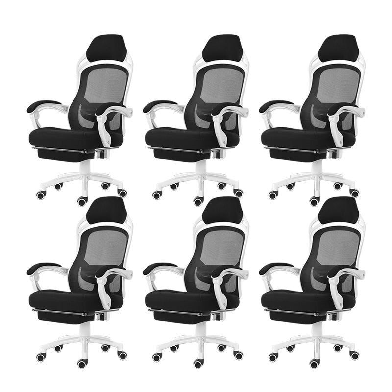 18" Wide Contemporary Office Chair Tilt Mechanism Swivel Chair