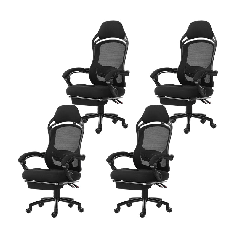 18" Wide Contemporary Office Chair Tilt Mechanism Swivel Chair