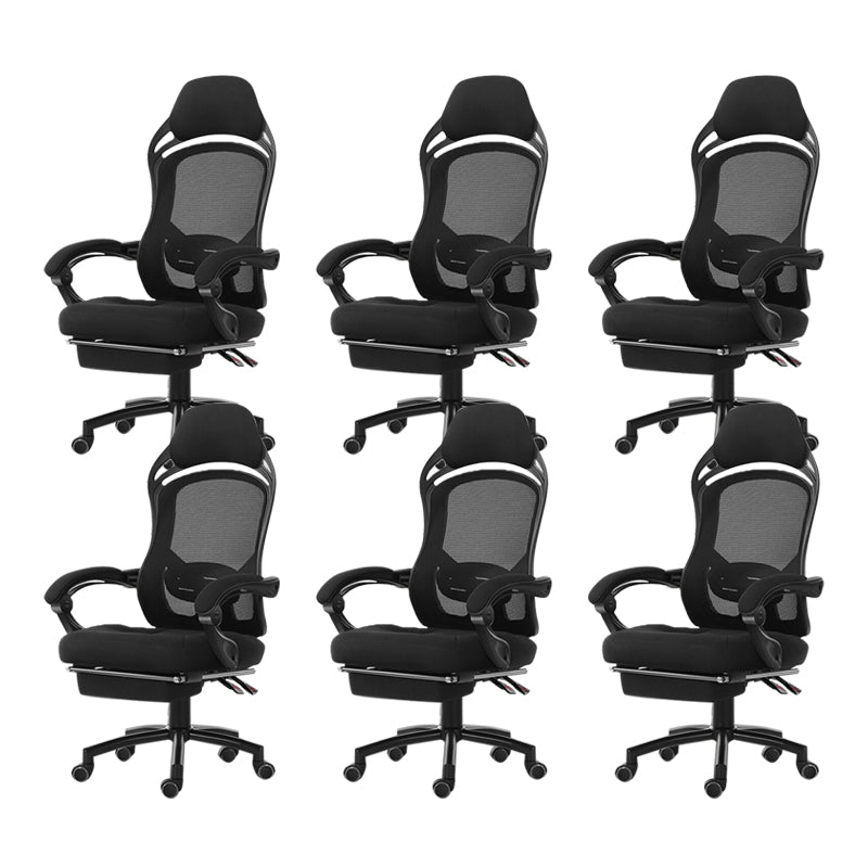 18" Wide Contemporary Office Chair Tilt Mechanism Swivel Chair