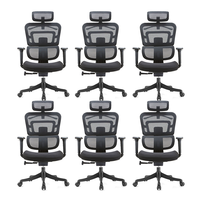 Contemporary Lumbar Support Office Chair High Back Adjustable Desk Chair