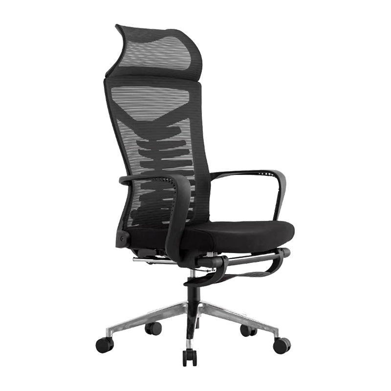 Modern Fixed Arms Office Chair Ergonomic Breathable AirGrid  Chair