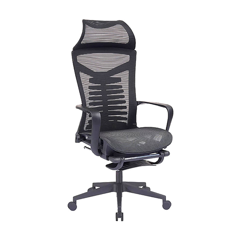 Modern Fixed Arms Office Chair Ergonomic Breathable AirGrid  Chair