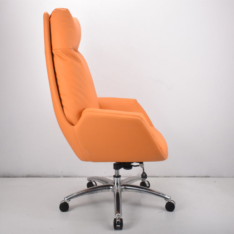 Modern & Contemporary Upholstered Chair Orange Task High Back Chair