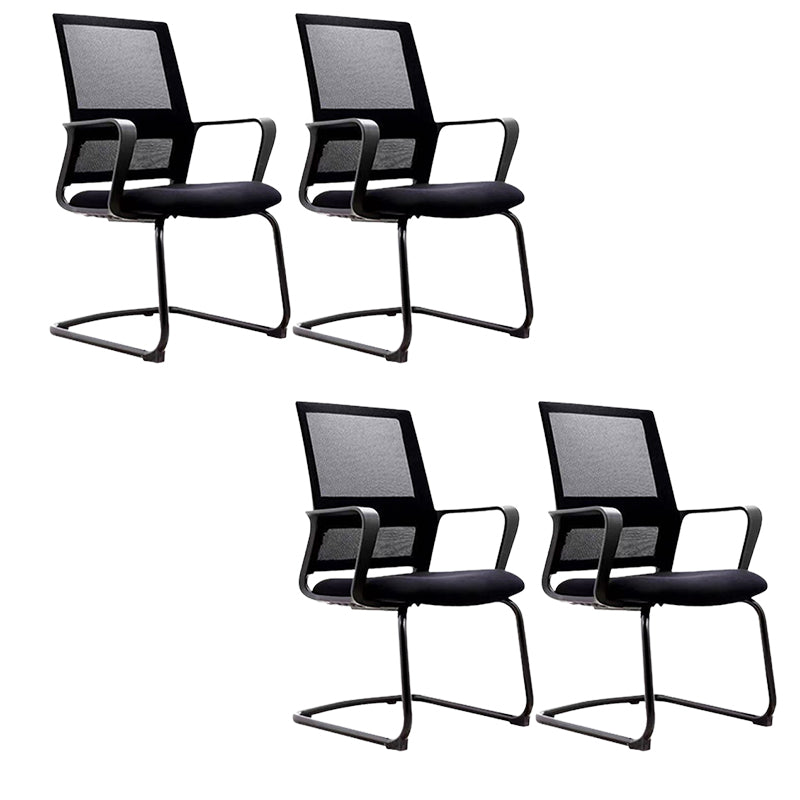 Contemporary Ergonomic Office Chair Mid-Back Breathable AirGrid Desk Chair