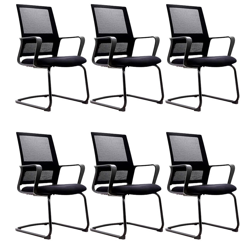 Contemporary Ergonomic Office Chair Mid-Back Breathable AirGrid Desk Chair