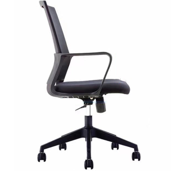 Contemporary Ergonomic Office Chair Mid-Back Breathable AirGrid Desk Chair