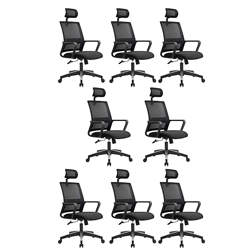 Contemporary Ergonomic Office Chair Mid-Back Breathable AirGrid Desk Chair