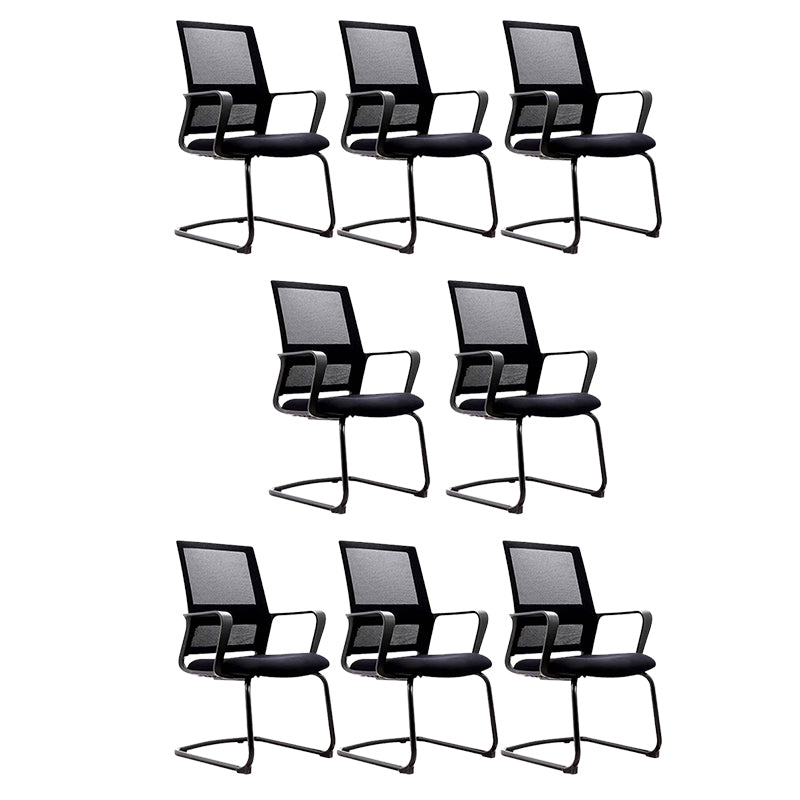 Contemporary Ergonomic Office Chair Mid-Back Breathable AirGrid Desk Chair