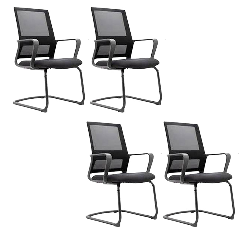 Black Contemporary Office Chair Swivel Breathable AirGrid Desk Chair