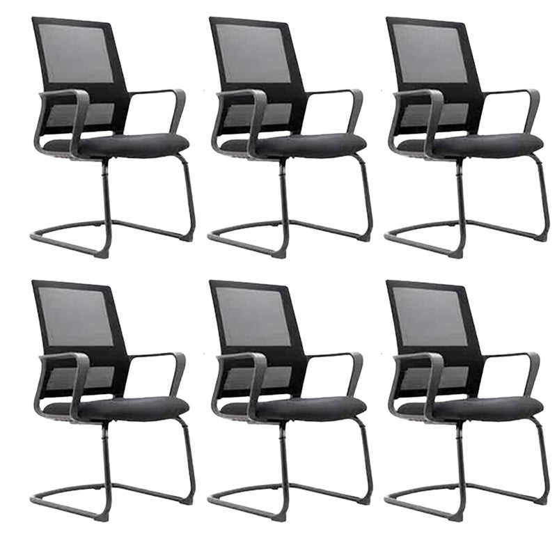 Black Contemporary Office Chair Swivel Breathable AirGrid Desk Chair