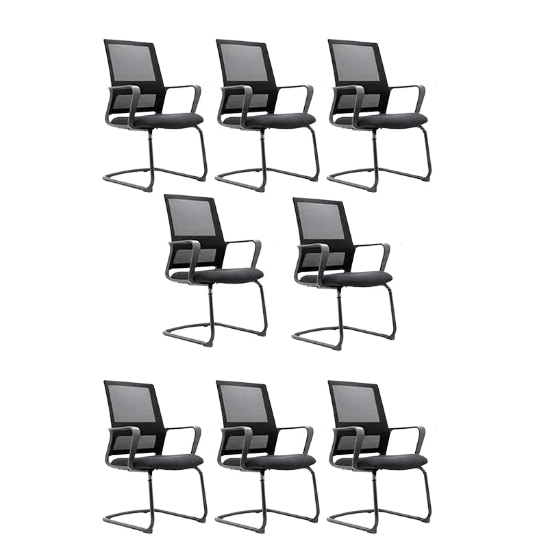 Black Contemporary Office Chair Swivel Breathable AirGrid Desk Chair