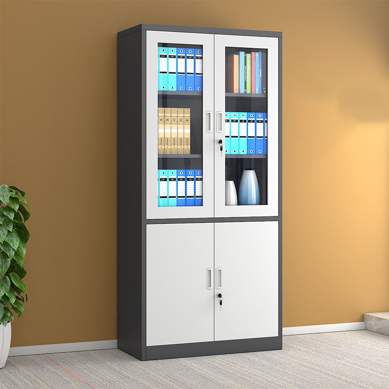 Modern Metal File Cabinet Solid Color Filing Cabinet for Home Office