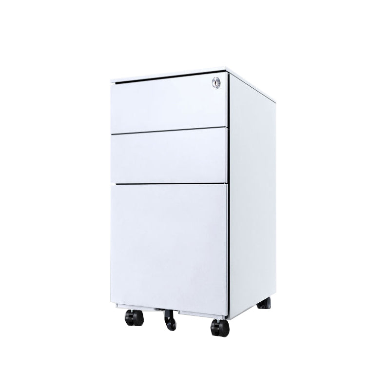 Modern Style Vertical Filing Cabinet Metal Filing Cabinet on Wheels