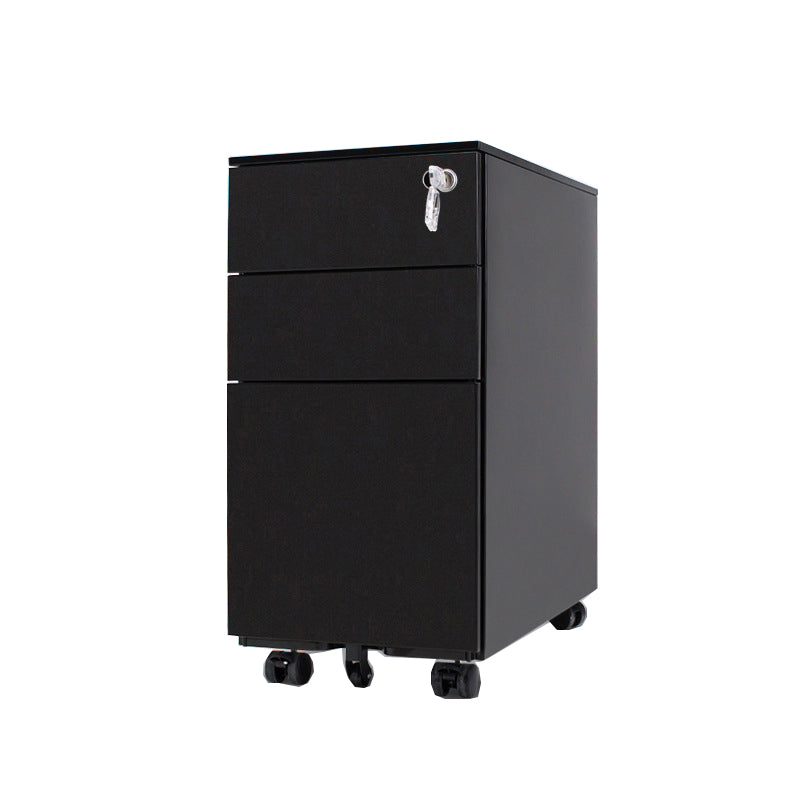 Modern Style Vertical Filing Cabinet Metal Filing Cabinet on Wheels