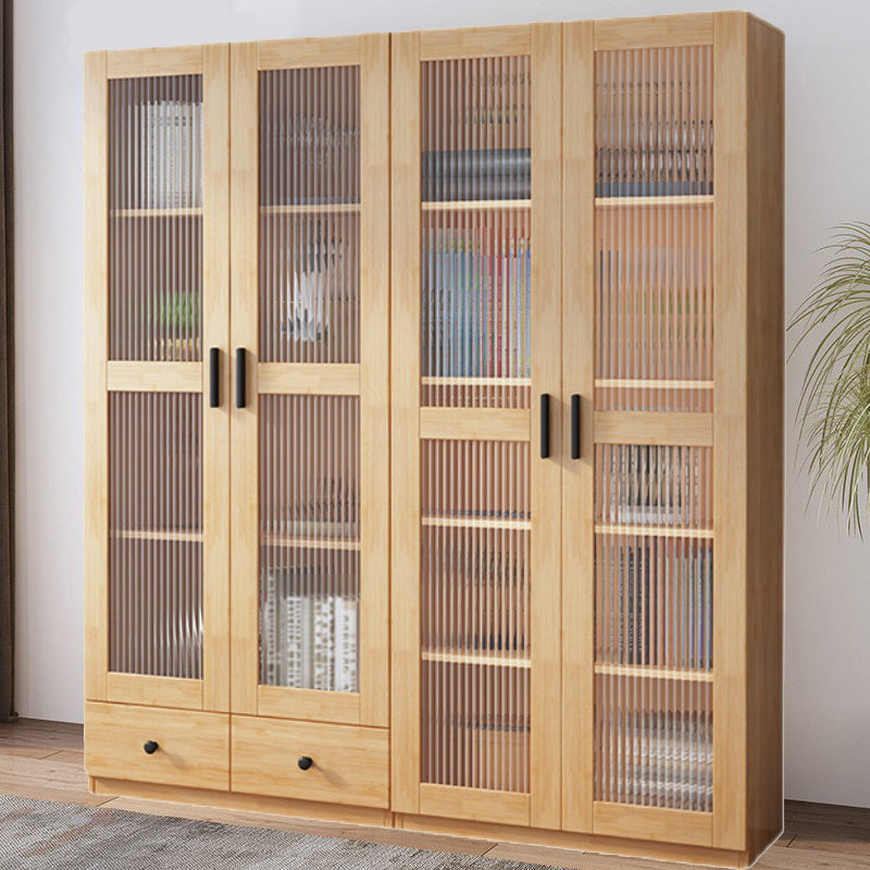 Modern File Cabinet Vertical Home or Office Wood Cabinet with Storage Shelves