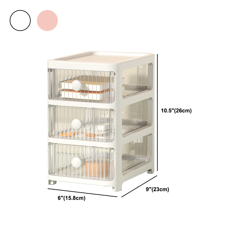 Modern File Cabinet Acrylic with Drawers Filing Cabinet for Home or Office