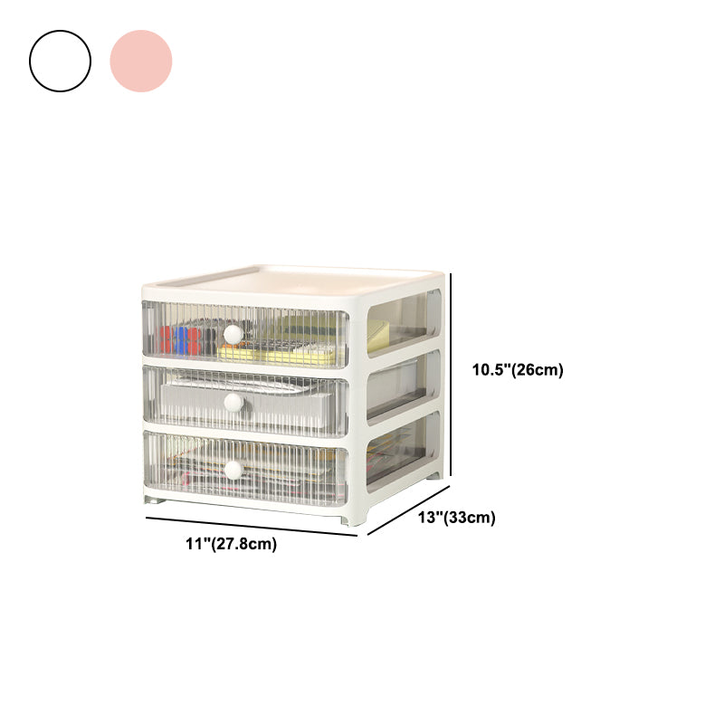 Modern File Cabinet Acrylic with Drawers Filing Cabinet for Home or Office