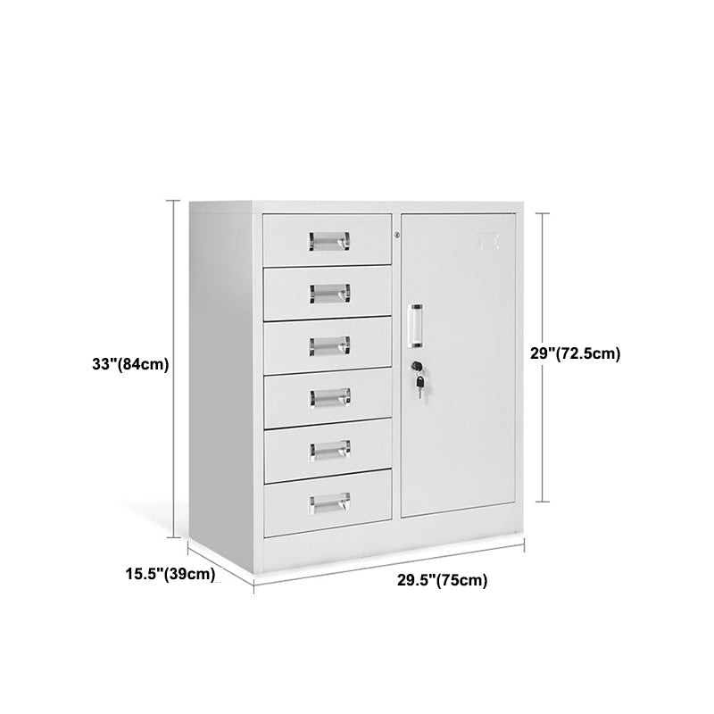 Modern Vertical Filing Cabinet Metal Filing Cabinet with Lock and Storage