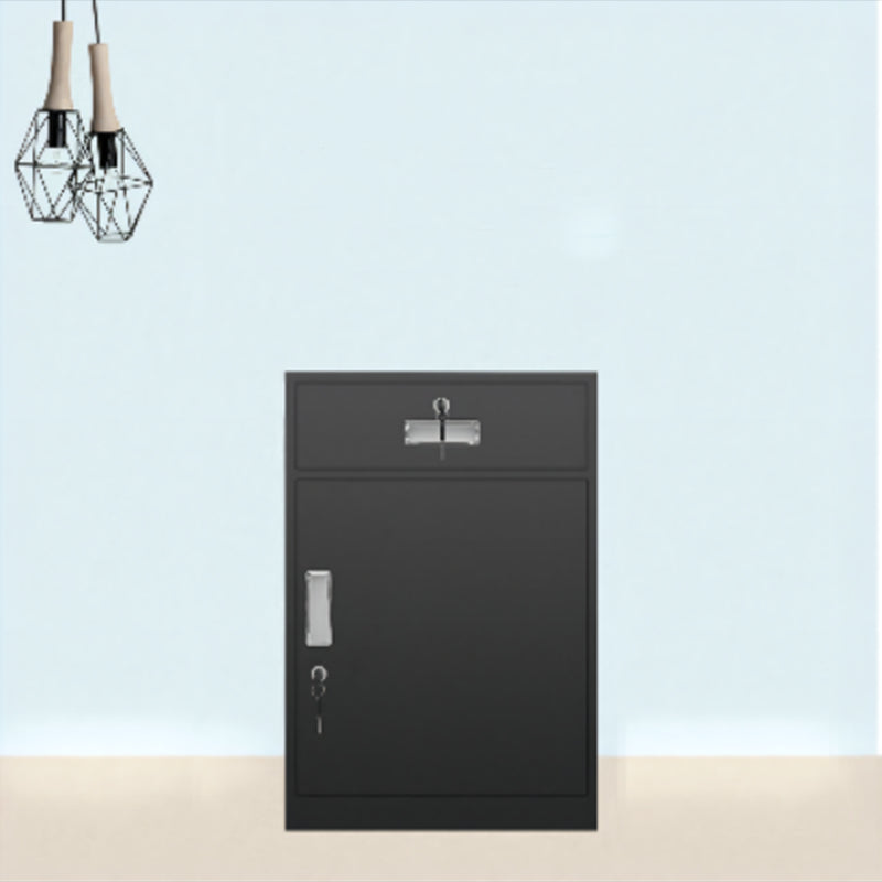 Contemporary File Cabinets Metal Frame Water Resistant Vertical File Cabinet with Key Lock