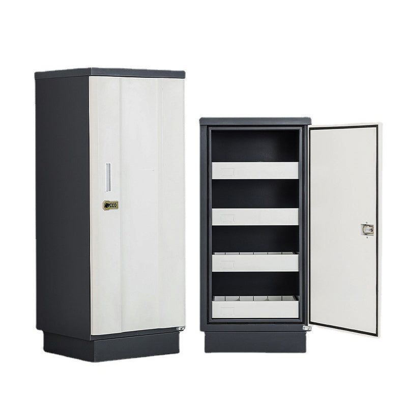 Classic Metal File Cabinet Color Block Filing Cabinet for Home Office