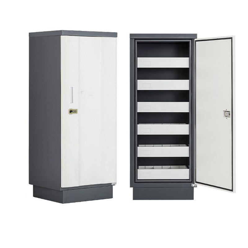 Classic Metal File Cabinet Color Block Filing Cabinet for Home Office