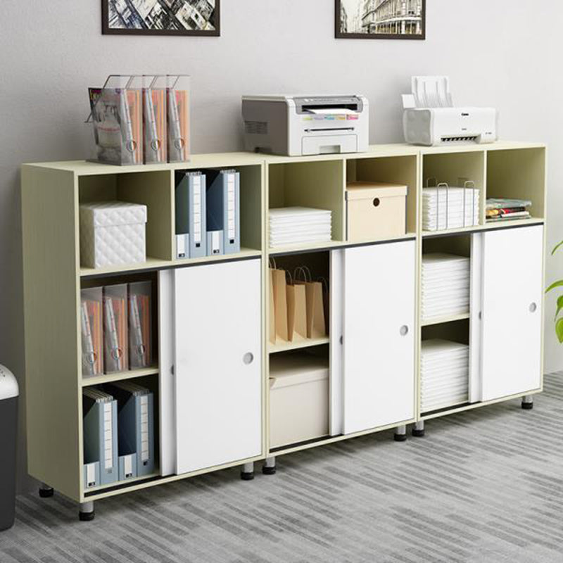 Modern Cabinet Wood with Storage and Adjustable Storage Shelves File Cabinet